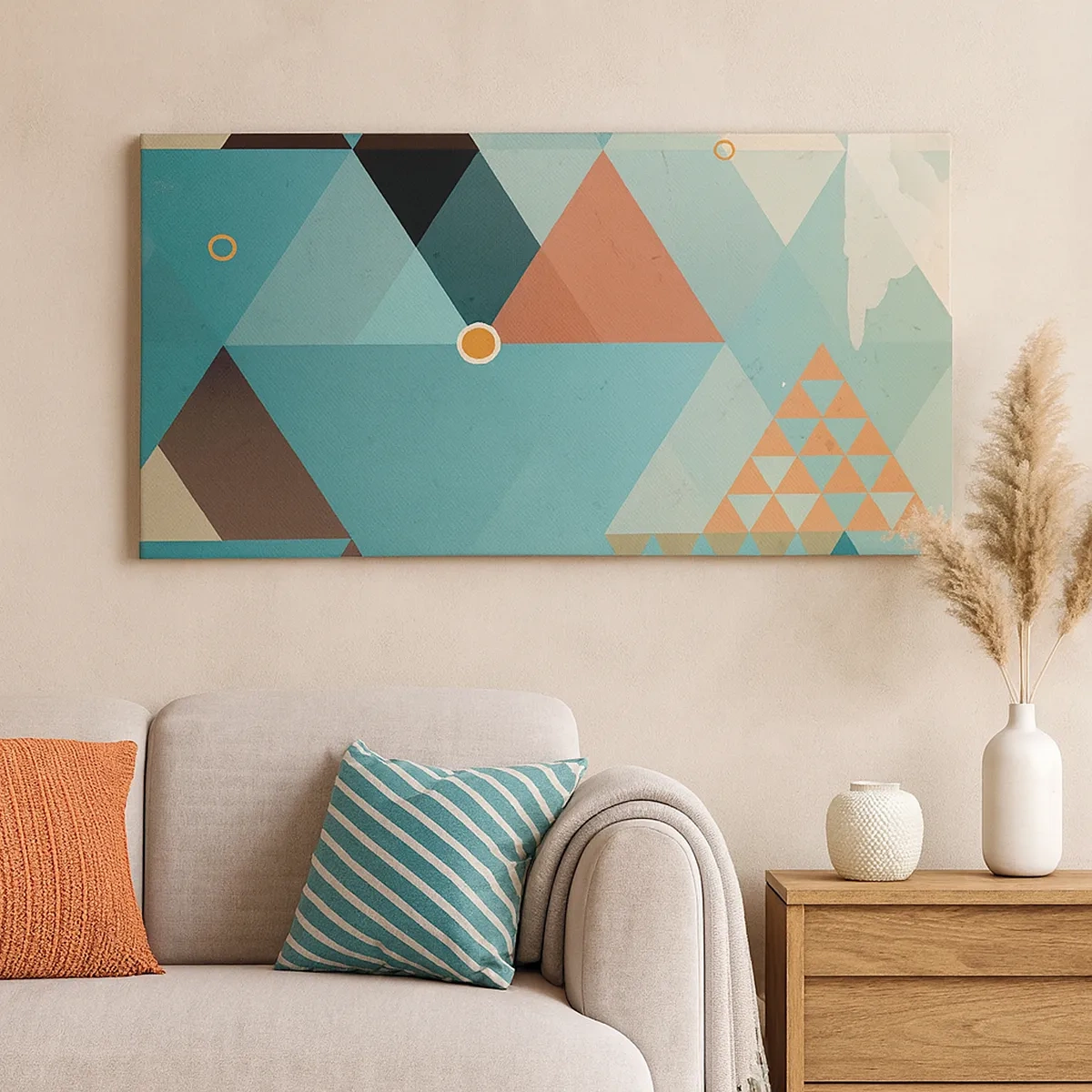 Schilderen op canvas - Eenheid van veelheid, veelheid van eenheid - 30x30 cm