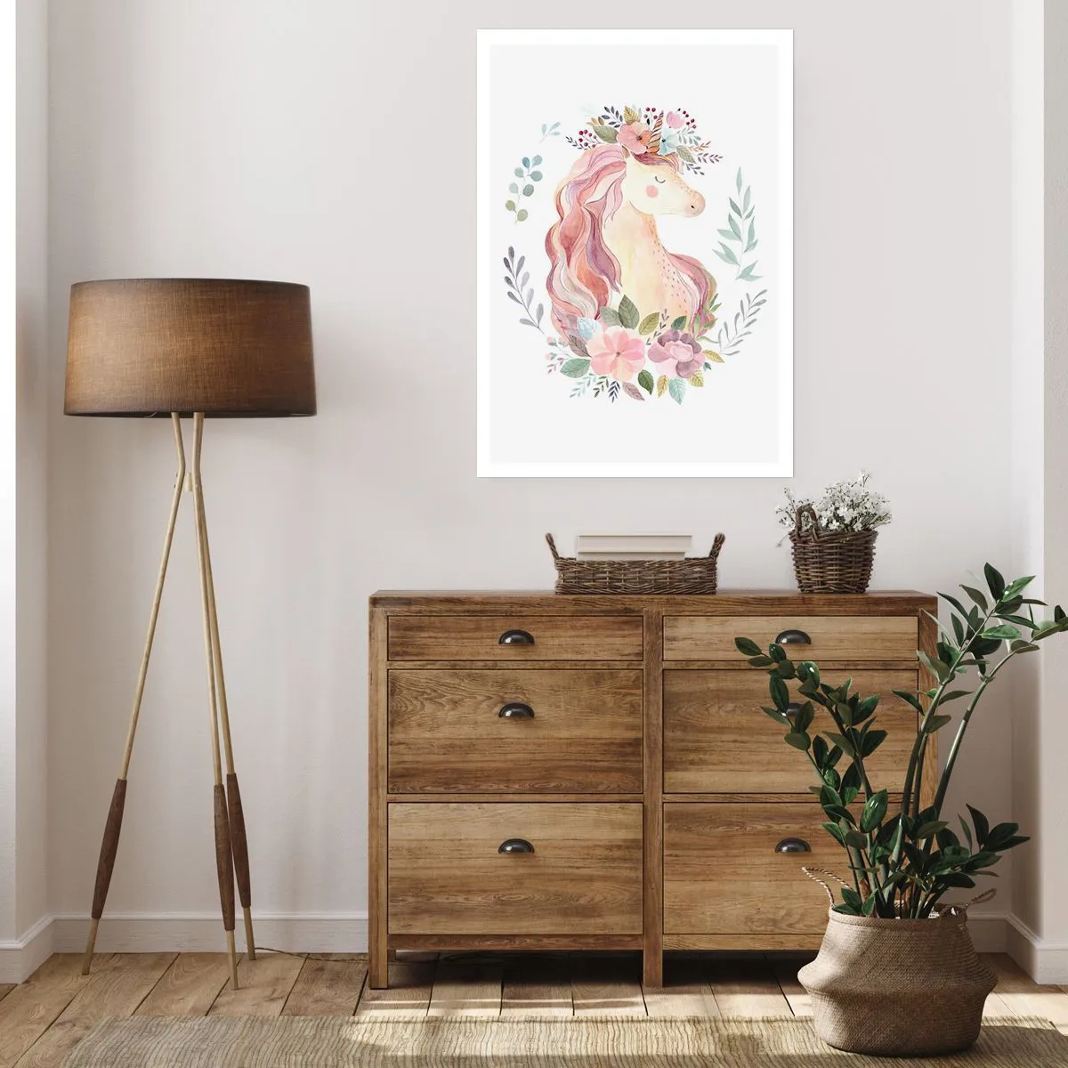 Poster - Een uitnodiging in de wereld van sprookjes - 70x100 cm