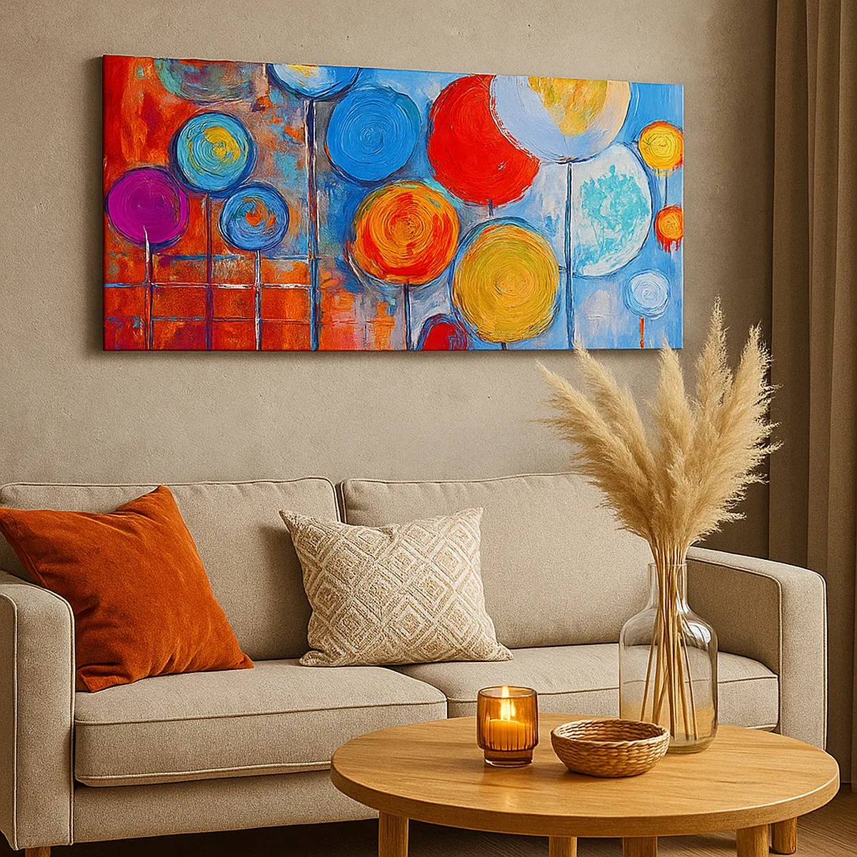 Schilderen op canvas - Wonderen op de stok - 30x30 cm