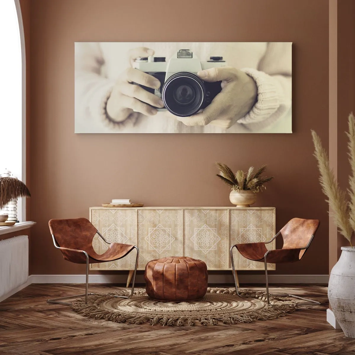 Schilderen op canvas - Om meer te zien... - 160x50 cm