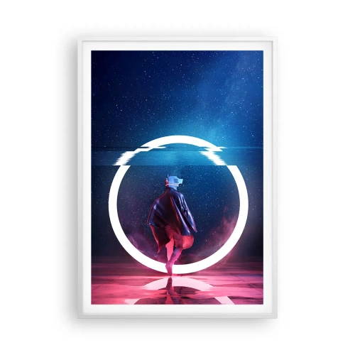 Poster in een witte lijst - Tussen werelden - 70x100 cm