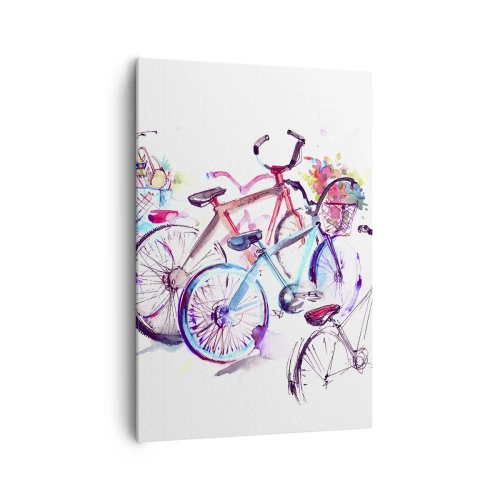 Schilderen op canvas - Congres van de Antymoto-club - 70x100 cm