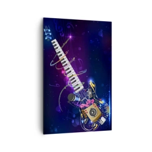 Schilderen op canvas - En alles is prima. - 80x120 cm