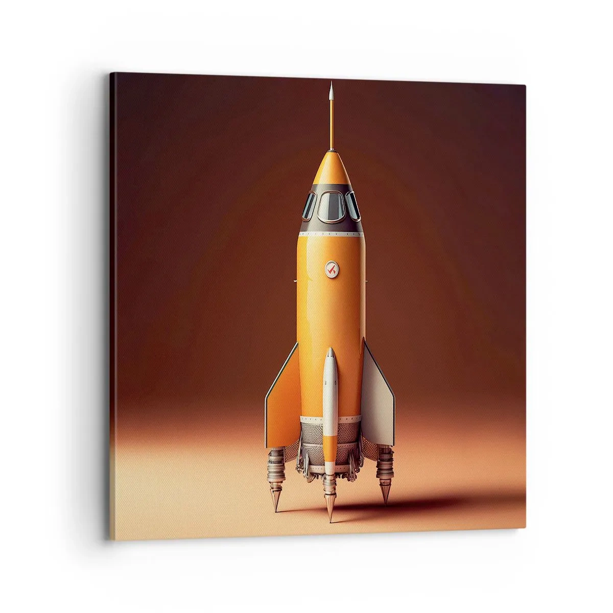 Schilderen op canvas - Het begint met een droom - 70x70 cm