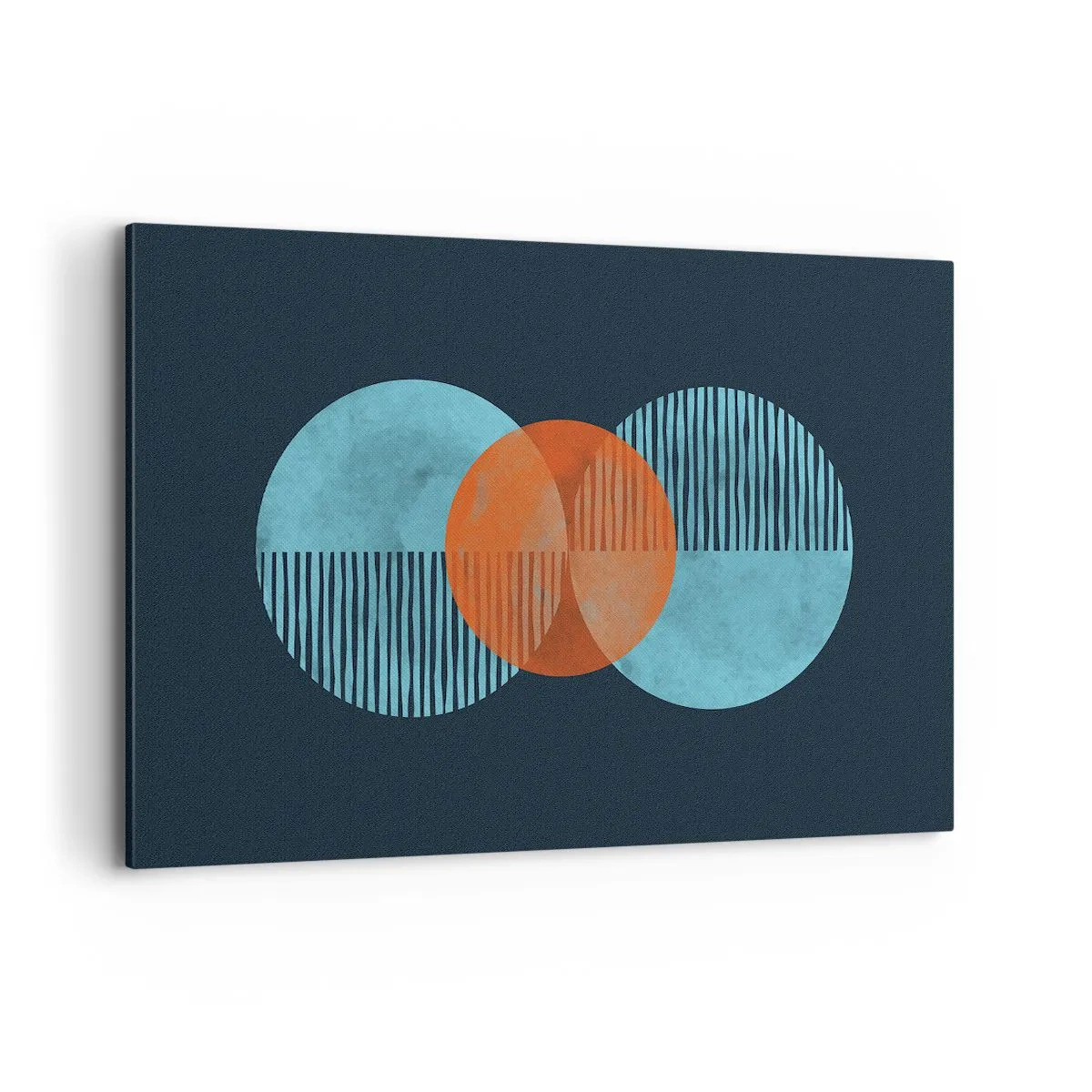 Schilderen op canvas - Symmetrische compositie - 120x80 cm