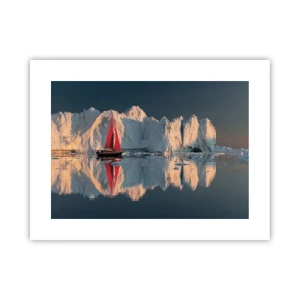 Poster - Aan de rand van de wereld - 40x30 cm