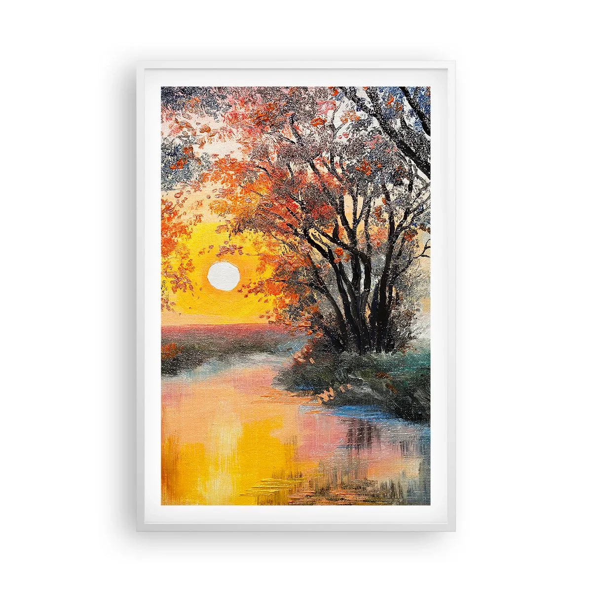 Poster in een witte lijst - Herfst vibes - 61x91 cm