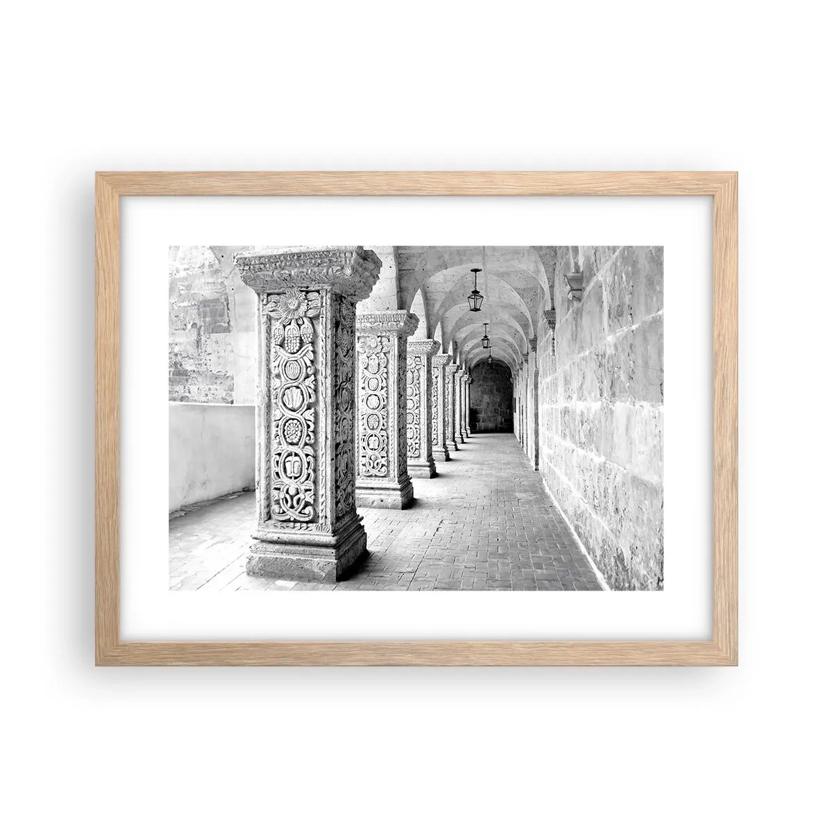 Een poster in een licht eiken lijst - En waar naar toe….? - 40x30 cm