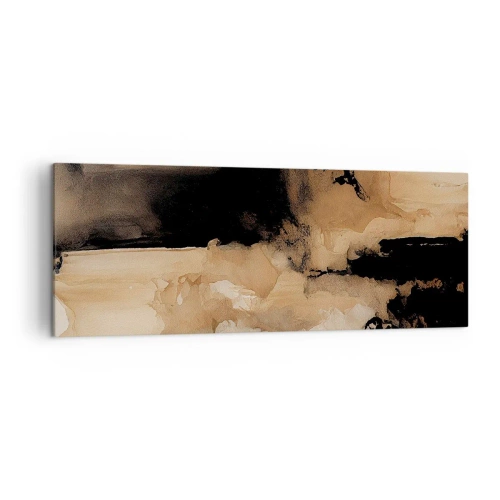 Schilderen op canvas - Intrigerende abstractie - 140x50 cm