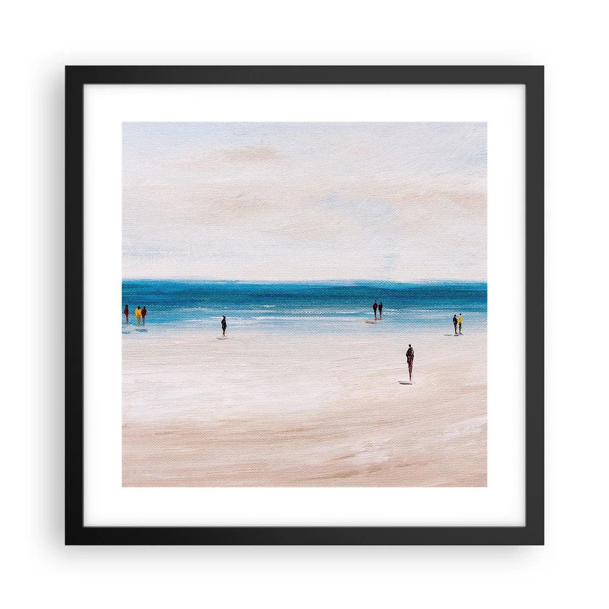 Poster in een zwarte lijst - Een natuurlijke behoefte - 40x40 cm