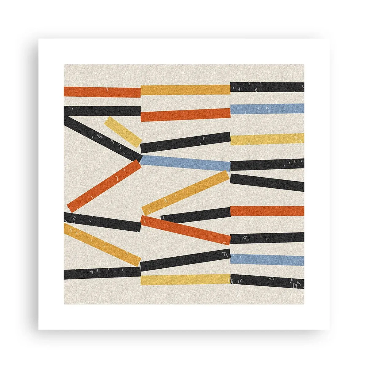 Poster - Compositie op goed niveau - 40x40 cm