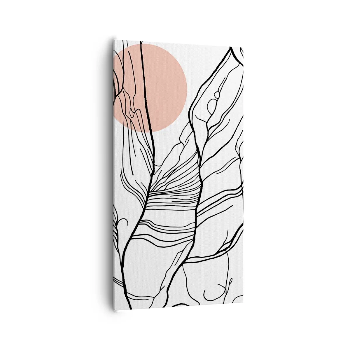 Schilderen op canvas - In een web van twijgen - 65x120 cm