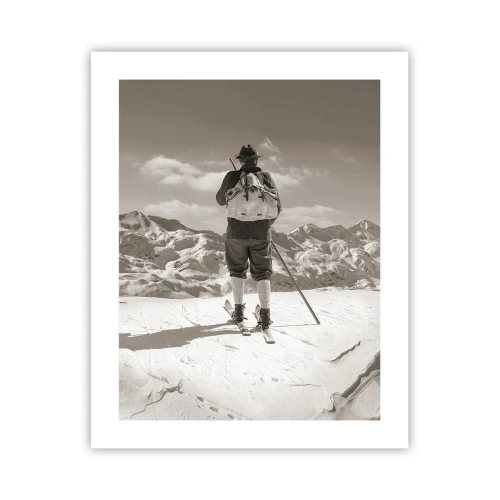 Poster - En de bergen blijven onveranderd - 40x50 cm