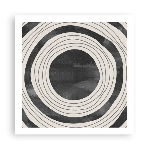 Poster - Precies op het punt - 60x60 cm