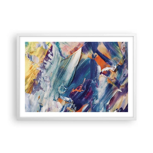 Poster in een witte lijst - Kleur verwarring - 70x50 cm