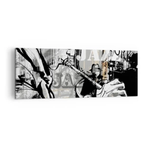 Schilderen op canvas - Op het ritme van New York - 140x50 cm