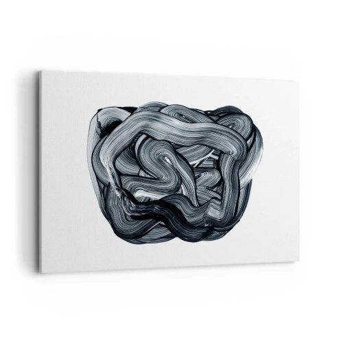 Schilderen op canvas - Het is niet zo eenvoudig - 120x80 cm