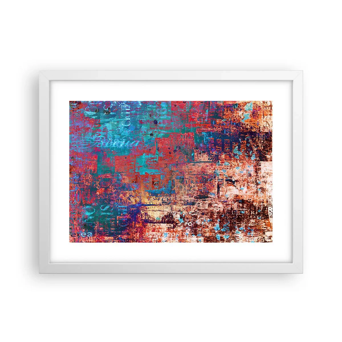 Poster in een witte lijst - Geheugen en vergetelheid - 40x30 cm