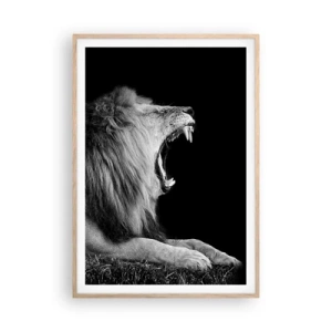 Een poster in een licht eiken lijst - Zonder enige twijfel - 70x100 cm