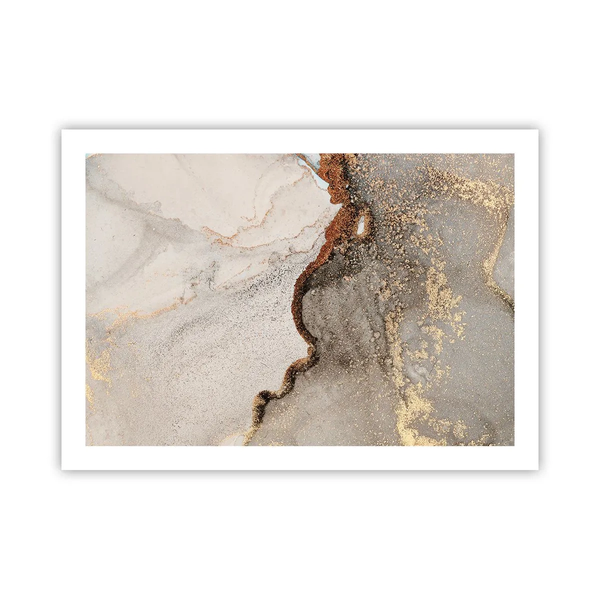 Poster - Op de grens van kleuren - 70x50 cm