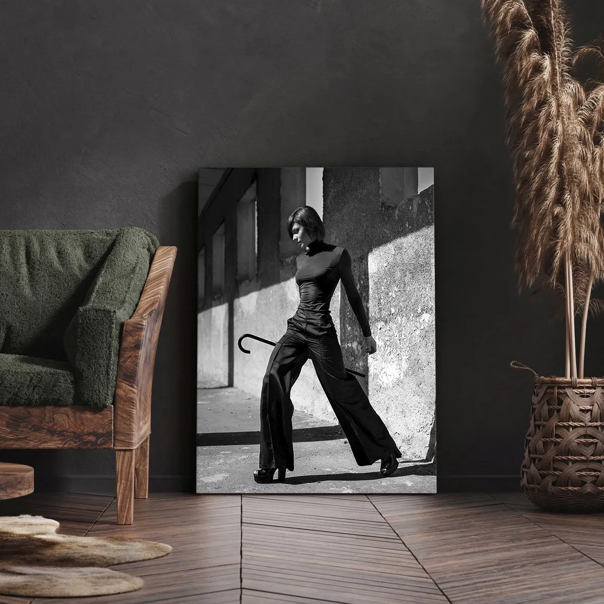 Schilderen op canvas -   Stedelijke elegantie - 80x120 cm