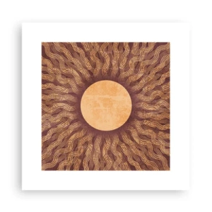 Poster - Zon icoon - 30x30 cm