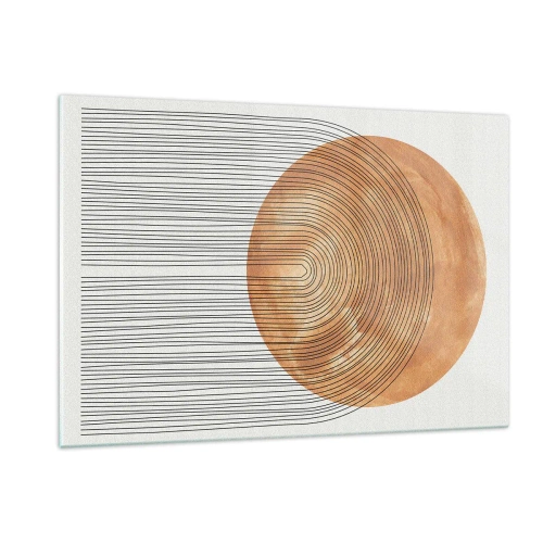 Schilderen op glas - Zonnige compositie - 120x80 cm