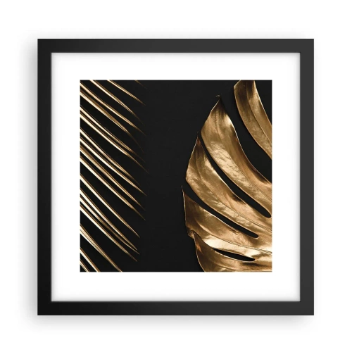 Poster in een zwarte lijst - Anders en net zo duur - 30x30 cm