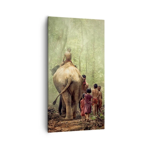 Schilderen op canvas - Nieuw Jungle Boek - 55x100 cm