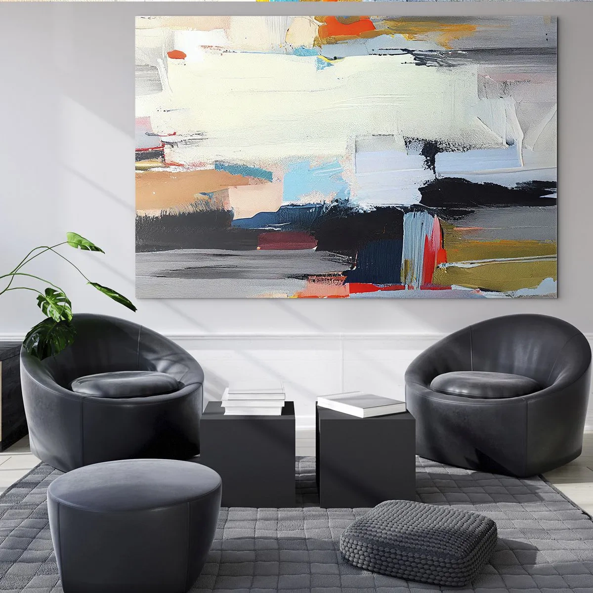 Schilderen op glas - Is er een methode? - 100x70 cm