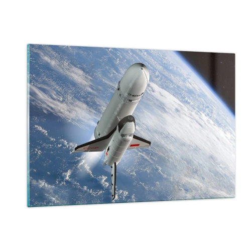Schilderen op glas - Kosmische Hemelvaart - 120x80 cm