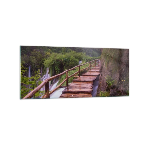 Schilderen op glas - Ongelooflijke schoonheid - 120x50 cm