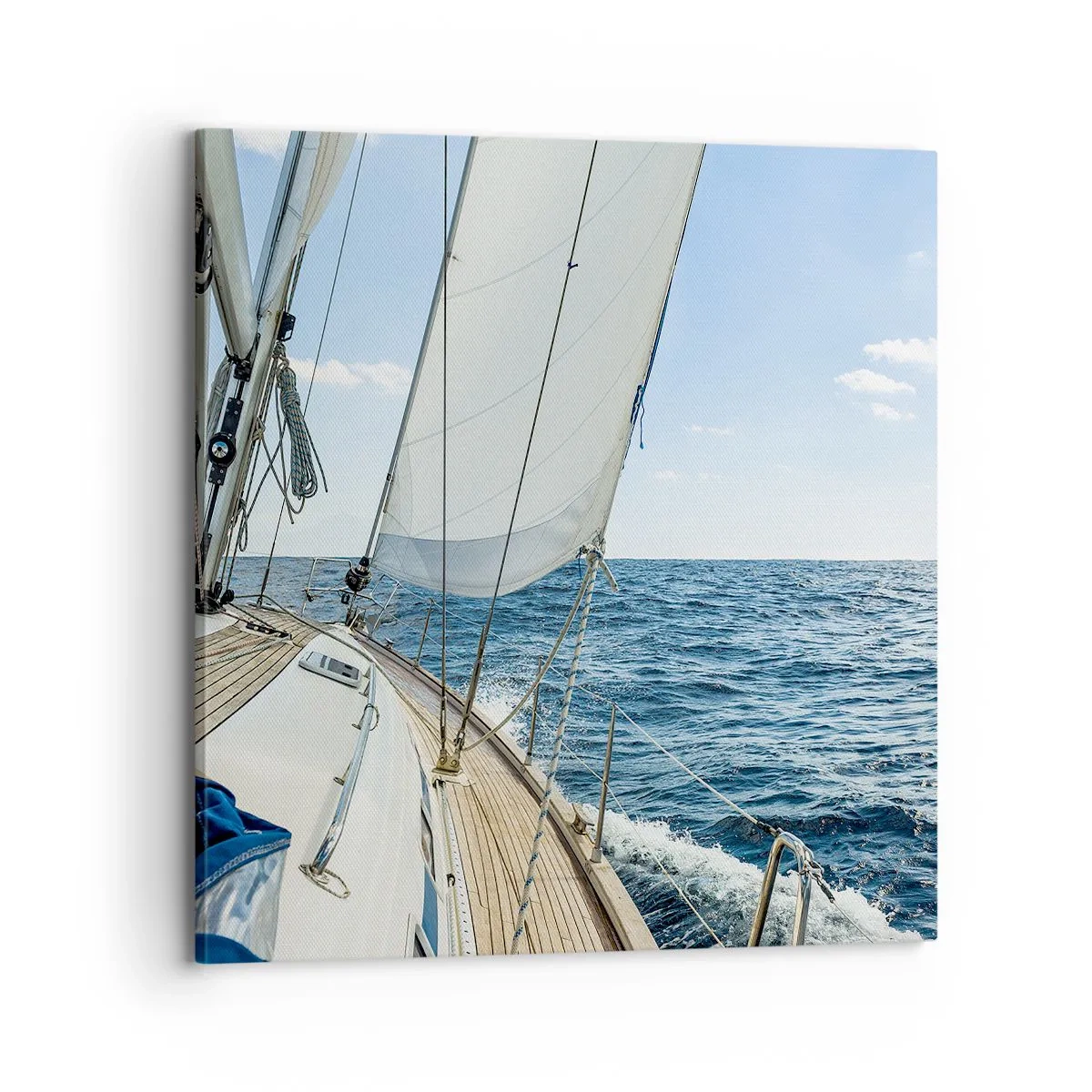 Schilderen op canvas - Ahoi, avontuur - 70x70 cm