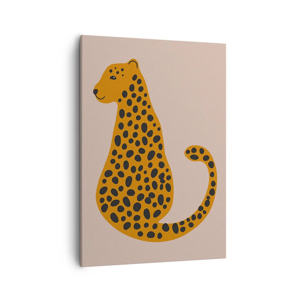 Schilderen op canvas - Luipaardprint is een modieus print - 50x70 cm