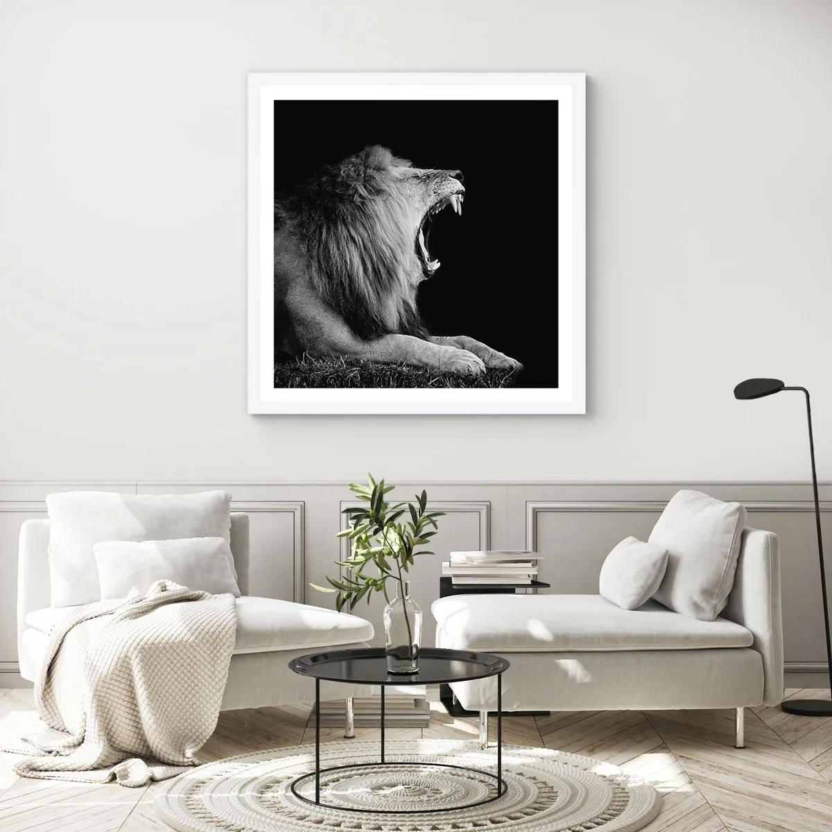 Poster in een witte lijst - Zonder enige twijfel - 30x30 cm