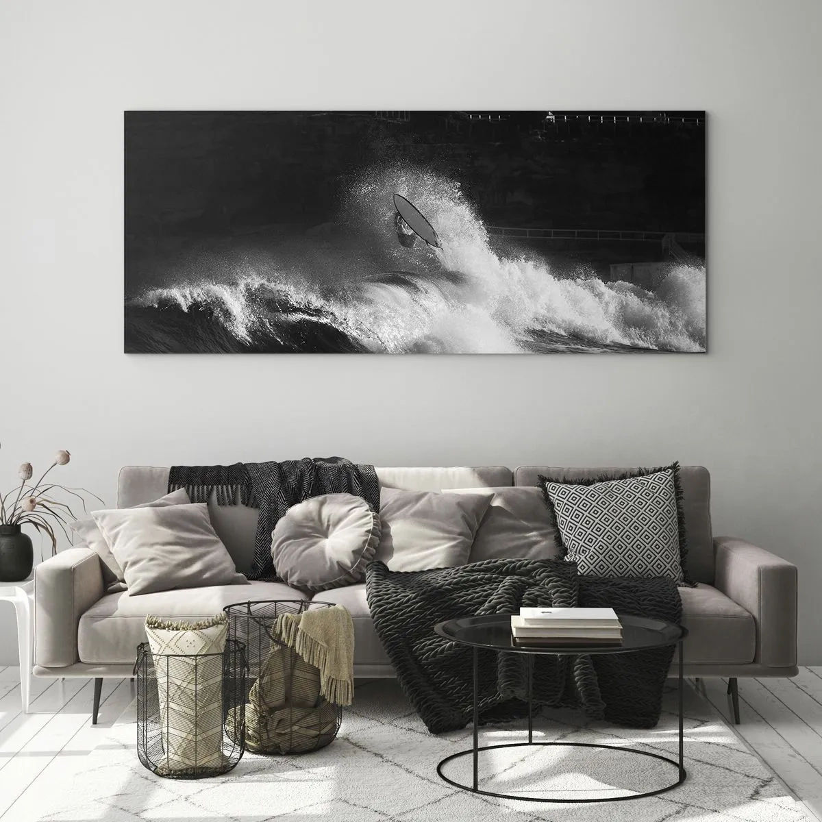 Schilderen op glas - Uitdaging aanvaard! - 100x40 cm