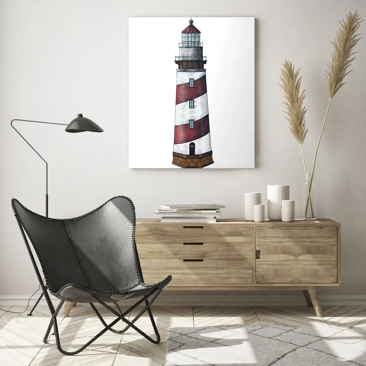 Schilderen op glas - Altijd op zijn hoede - 50x70 cm