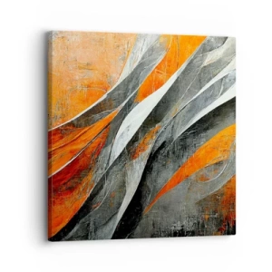 Schilderen op canvas - Hitte en koude - 30x30 cm
