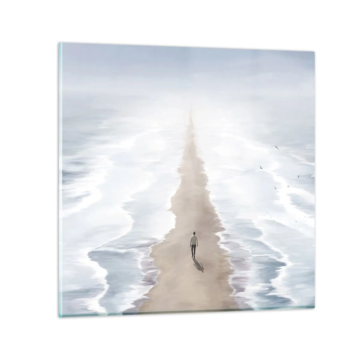 Schilderen op glas - Een gouden toekomst - 40x40 cm