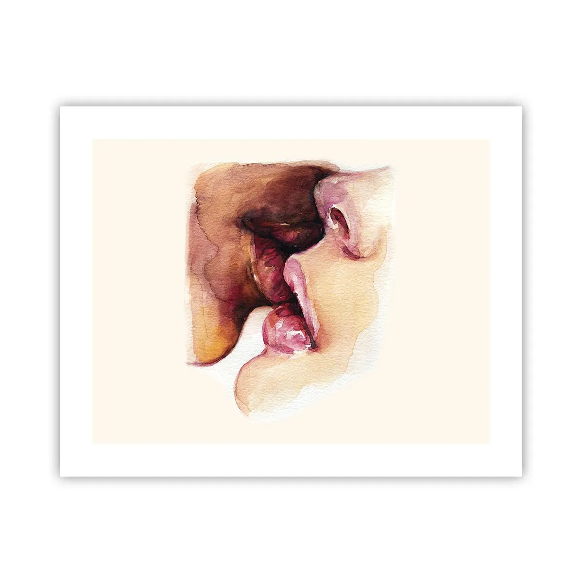 Poster - Zoals dag en nacht, aarde en lucht - 50x40 cm