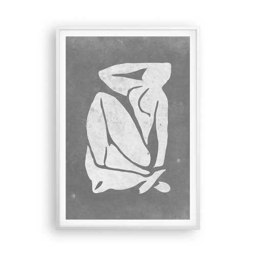 Poster in een witte lijst - In reflectie - 70x100 cm