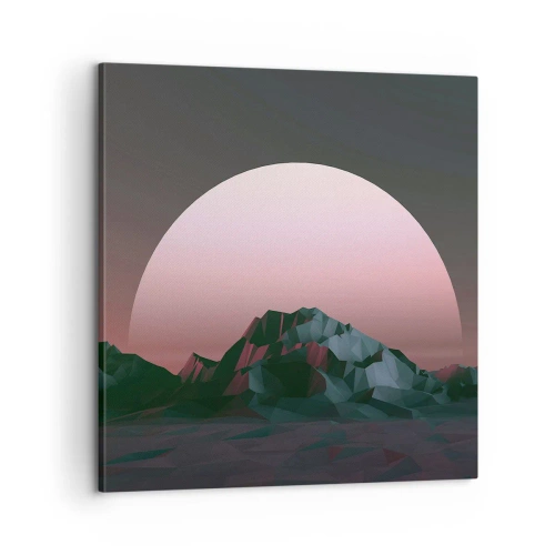 Schilderen op canvas - In een naburig sterrenstelsel - 60x60 cm