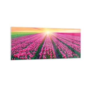 Schilderen op glas - Beautyfarm - 100x40 cm