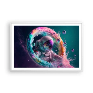 Poster in een witte lijst - Sterrenpoort - 91x61 cm