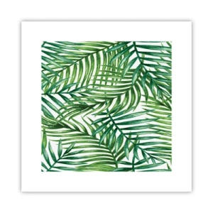 Poster - Onder de groene luifel - 30x30 cm