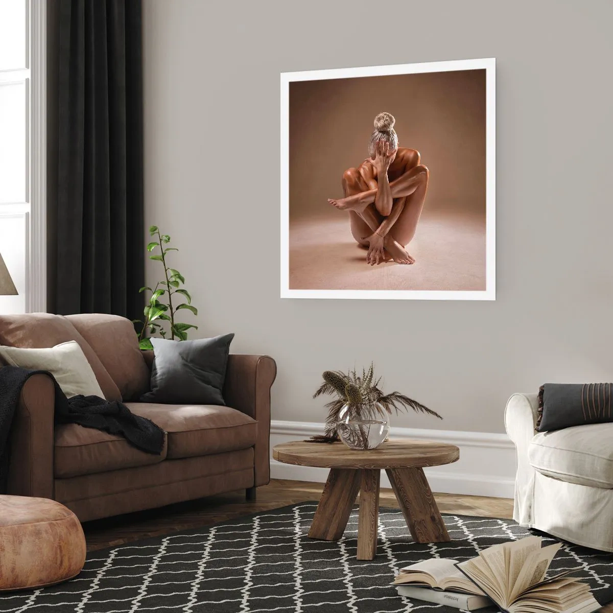 Poster - De eenheid van lichaam en geest - 60x60 cm