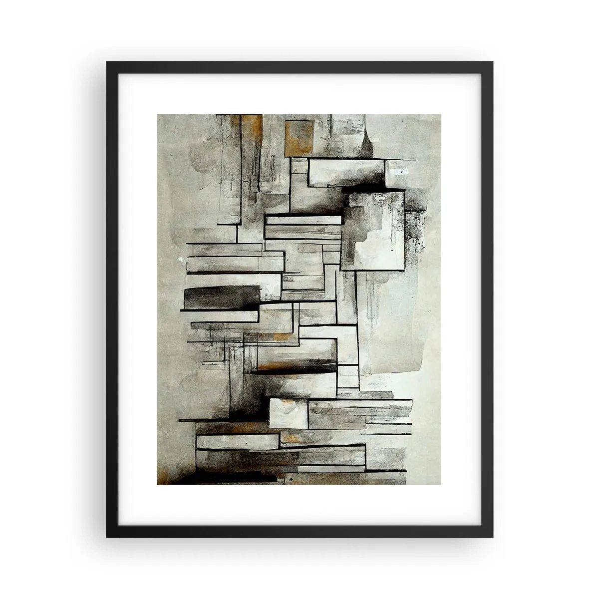 Poster in een zwarte lijst - De kracht van eenvoud - 40x50 cm