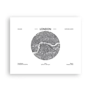 Poster - Anatomie van Londen  - 50x40 cm