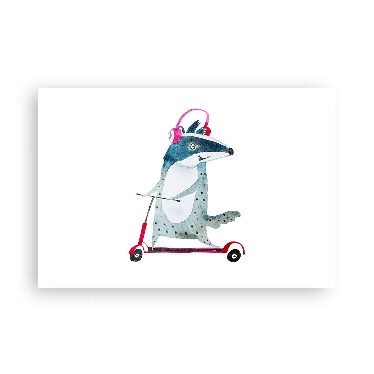 Poster - Badger vreugde - 91x61 cm