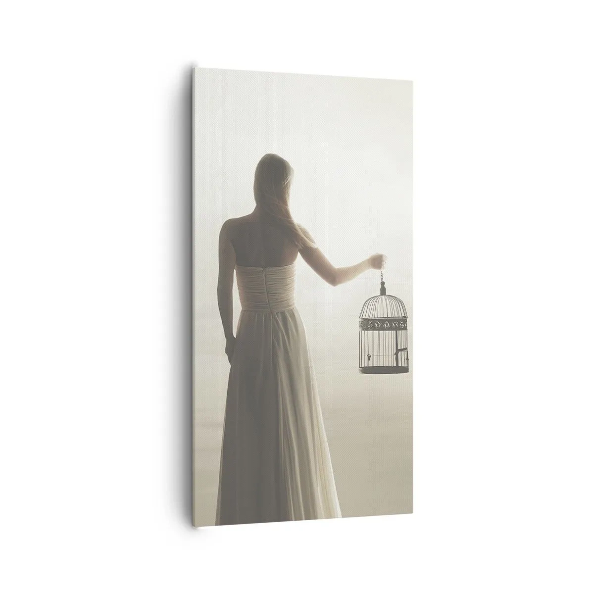 Schilderen op canvas - Wees vrij - 65x120 cm